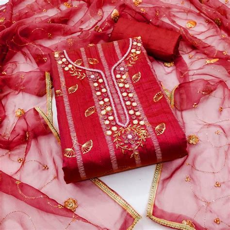 Kriti 11455 Modal Butti Embroidered Dress Material Collection