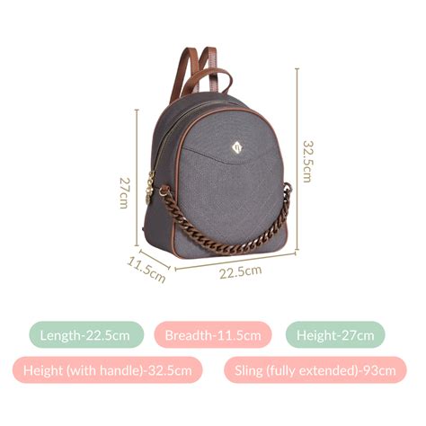 Terra Backpack With Chain Accent Online - Premium Backpack | Nestasia