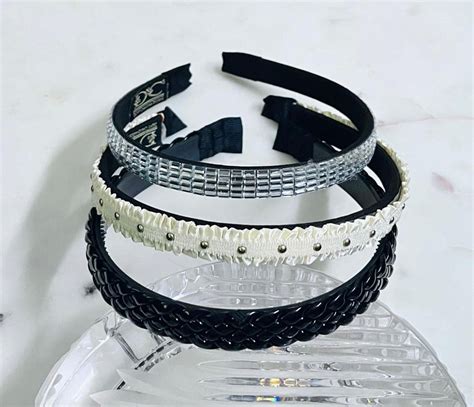 DEEPTI CHANDNA DESIGNS Beautiful Handcrafted Combo of 3 Hairbands with ...
