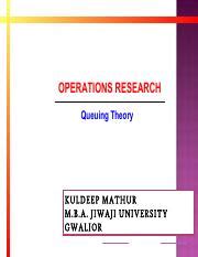 Image result for NPTEL Queuing Theory Introduction Lectures Video Course