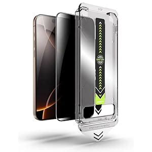 Prime Retail Privacy Tempered Glass for iPhone 16 Pro Max, EasyFit ...