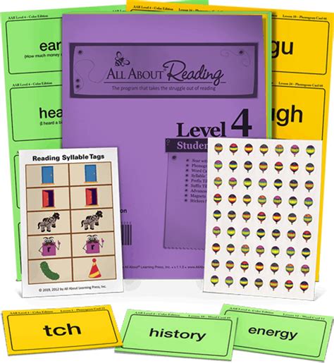 All About Reading Level 4 Materials - All About Learning Press, Inc.