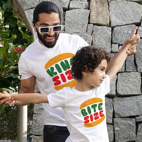 Super Dad/Son , Matching Marvel Black Tees For Dad And Son - BonOrganik