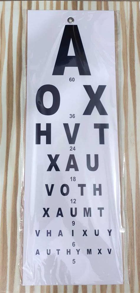 Sugra Vision Chart A Vision Test Chart Snellen Snellen Chart ...