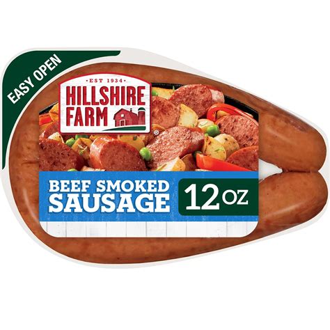 Hillshire Farm Smoked Beef Sausage - Shop Sausage at H-E-B
