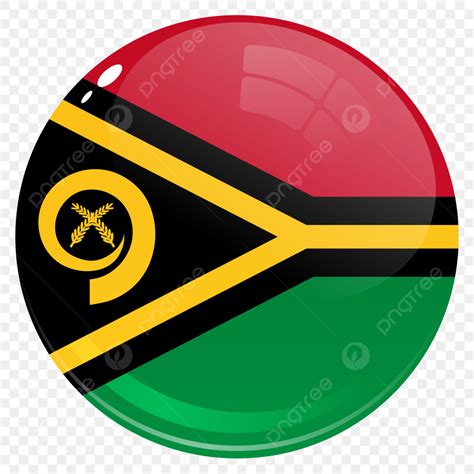 Countries Flags Clipart Vector, Round Country Flag Vanuatu, Round, Country, Flag Vanuatu PNG ...