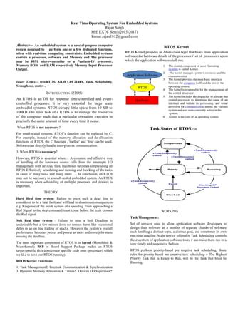 Image result for Programming Module of Rtos Simulation