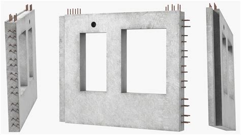 3D Precast Wall Panel model | 3D Molier International