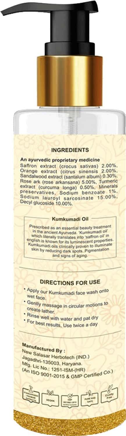 Buy MOM&HERBS KUMKUMADI FACE WASH - 100ML Online & Get Upto 60% OFF at ...