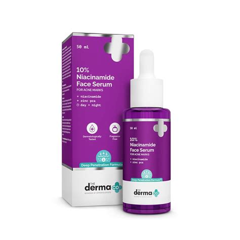 Zinc Face Serum with 10% Niacinamide for Acne Marks - 50ml – The Derma Co