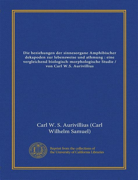 Amazon.in: Buy Die beziehungen der sinnesorgane Amphibischer dekapoden ...