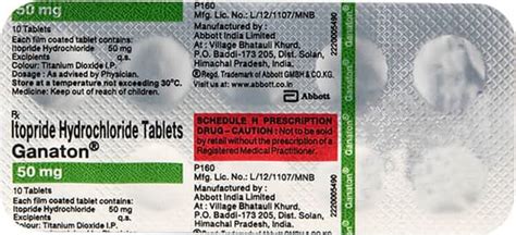Ganaton 50mg Tablet: Uses, Side Effects, Price, Dosage & More Info ...