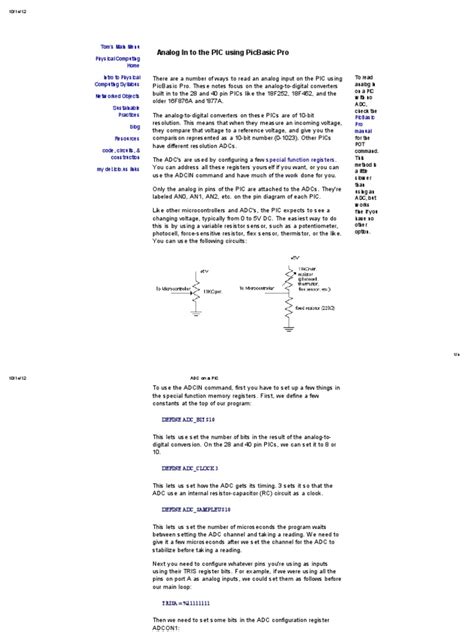 ADC Microcontroller Pic Functioning 的图像结果