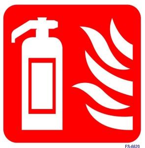 SignageShop Fire Extinguisher Emergency Sign Price in India - Buy ...