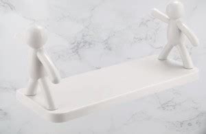 Qrex Bathroom -Storage Rack Floating Wall Ledge Shelf Simple Wall ...