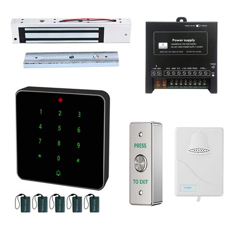 Electric Magnetic Lock Kit 600lb Electromagnetic Lock Waterproof Rfid ...
