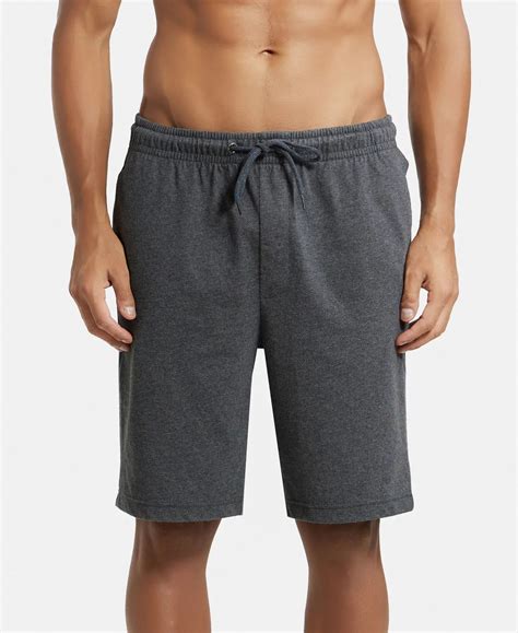 Buy Super Combed Cotton Straight Fit Shorts with Side Pockets ...