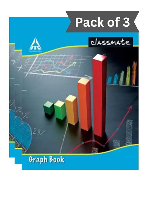 Classmate Graph Books | A4 Size 64 Pages | Soft Cover | Numbered Pages ...