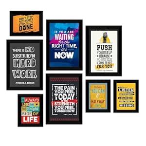 PAPER PLANE DESIGN Motivational Quotes Framed Posters - Inspirational ...