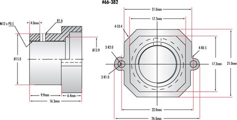 M12 Lens Holder for Camera Boards | Edmund Optics