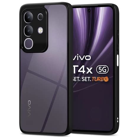 Amazon basics Back Cover for Vivo T4x 5G | Shockproof Sleek Hybrid ...