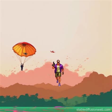 Simplified Landscape Painting | Stable Diffusion Online