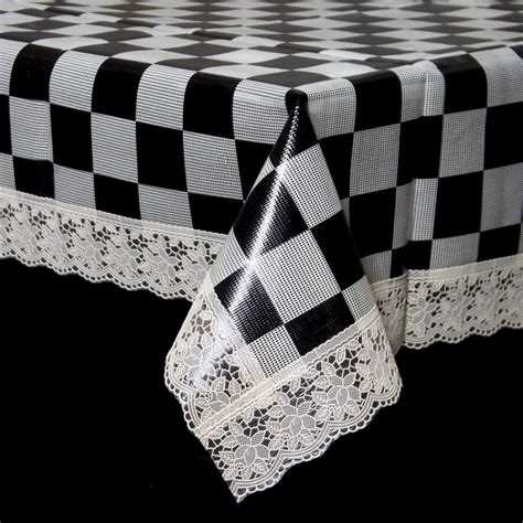 Buy Kuber Industries Waterproof PVC 4 Seater Center Table Cover - Cream ...