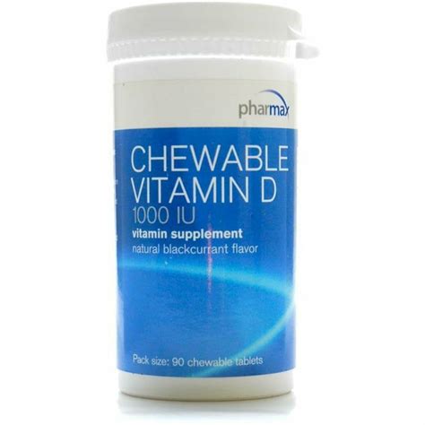 Chewable Vitamin D 1000 IU 90 tabs by Pharmax - Clinical Nutrition Centers