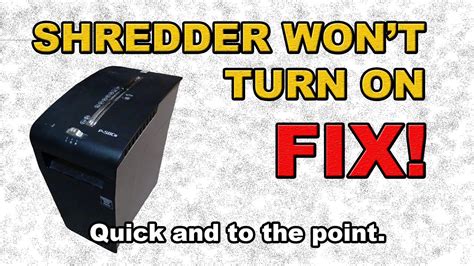 Fellowes Shredder Troubleshooting 的图像结果