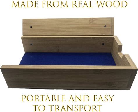 Buy Grinning Gargoyle Bamboo Dice Tray and Tower - Portable Wooden DND ...