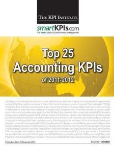 Top 25 Accounting KPIs of 2011-2012: Buy Top 25 Accounting KPIs of 2011 ...