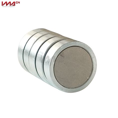 Customized Zn Coating Rare Earth Permanent Magnetic Assembly SmCo Pot ...