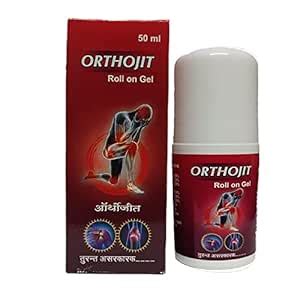 Orthojit Roll on Gel Oil for Back, Knee, Legs, Neck, Shoulder, Joint ...