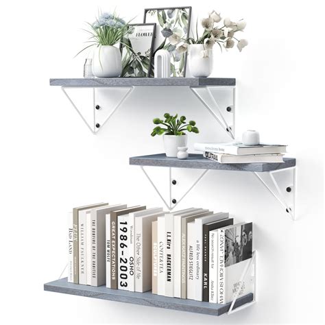 Buy BAYKA Floating Wall Shelves for Bedroom Decor, Wall Shelves for ...