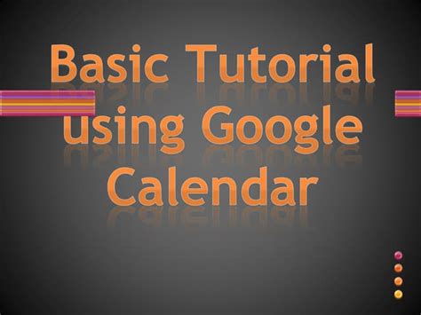 Image result for Calendar Tutorial