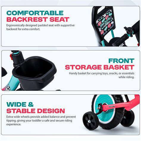 Purchase Baby Tricycle for Kids Safe & Durable Trike Cycle for Toddlers ...