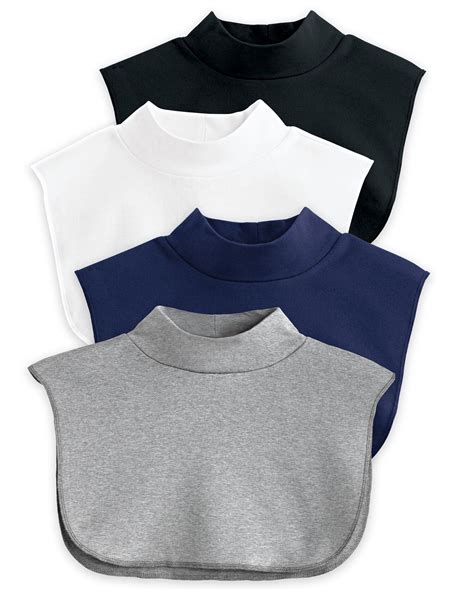 Women's Mock Turtleneck 4-Pack Dickies | Womens woven tops, Mock ...