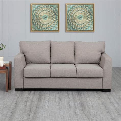Buy Megan Fabric 3-Seater Sofa - Beige from Home Centre at just INR 51800.0