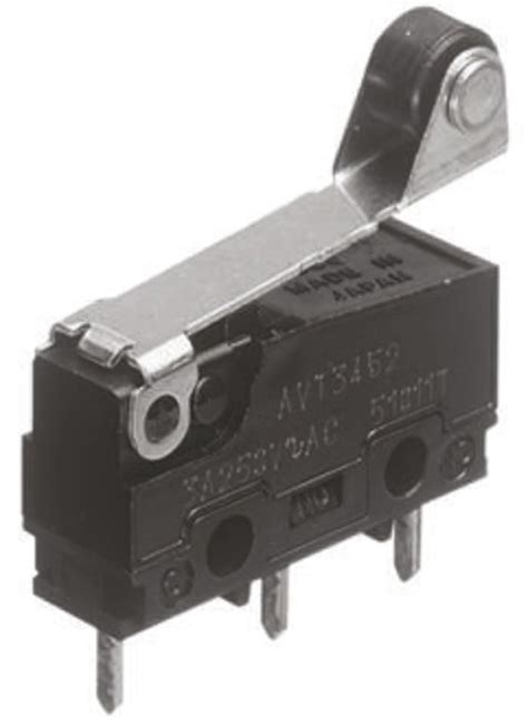 AV32543 Panasonic | Panasonic Roller Lever Micro Switch, Solder ...