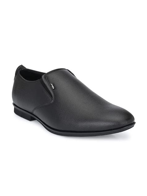Hitz Men's Black Synthetic Slip-On Formal Shoes – Hitz Shoes Online