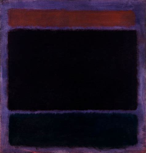 Rust, Blacks on Plum - Mark Rothko - Color Field Painting - Life Size ...