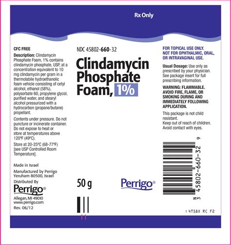 Clindamycin Foam - FDA prescribing information, side effects and uses