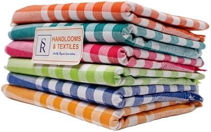 SAI BALAJI Handloom Towels 100% Pure Cotton (Pack of 3) with 1 Year ...