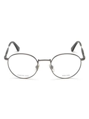 Buy Police Eyewear For Men With Grey Alloy Frame (Size 50) Online
