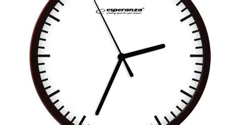 EHC010W Esperanza Budapest Wall Clock White - Poland, New - The ...