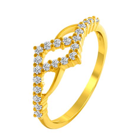 Buy 22K Yellow Gold Diamond Rings | Unique Ring Designs |PC Chandra – P ...