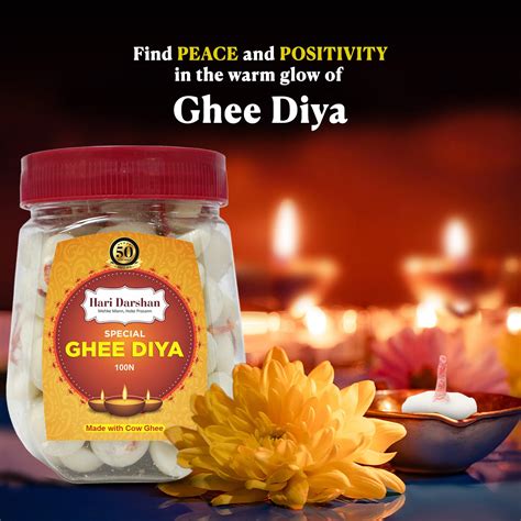 Cow Ghee Diya Batti - Hari Darshan
