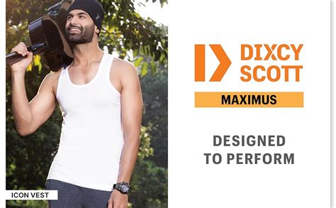 Buy Dixcy Scott Maximus Mens 100% Cotton White Color Sleeveless Round ...