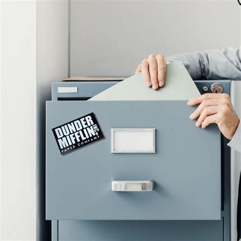 Buy Dunder Mifflin Fridge Magnet - Perfect for Fans of The Office ...