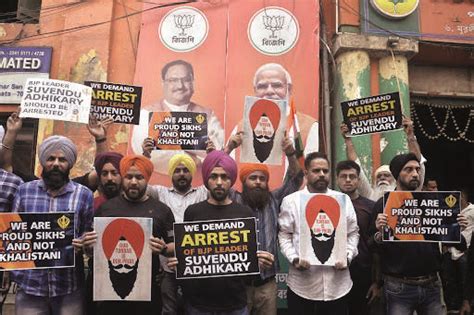 Sikh community stages protest over ‘Khalistani’ remark on IPS officer